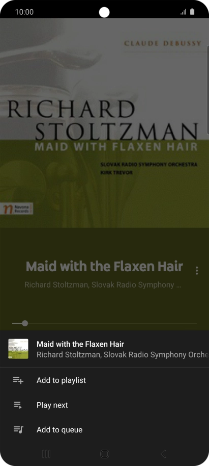 Press Add to playlist.