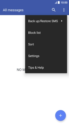 Press Settings.