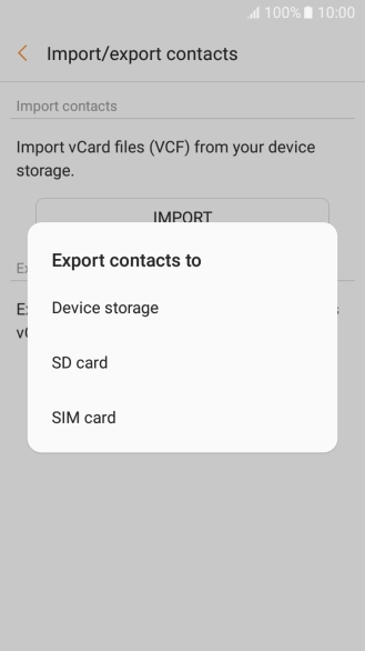 Press SIM card.