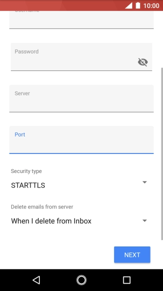 Press the drop down list below 