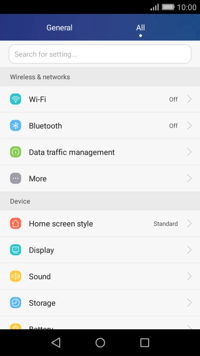Press Data traffic management.
