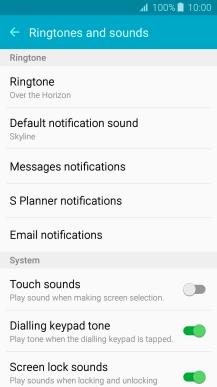 Press Ringtone.