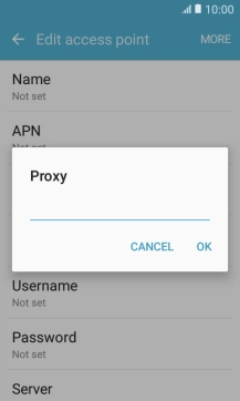 Key in 10.24.59.100 and press OK.