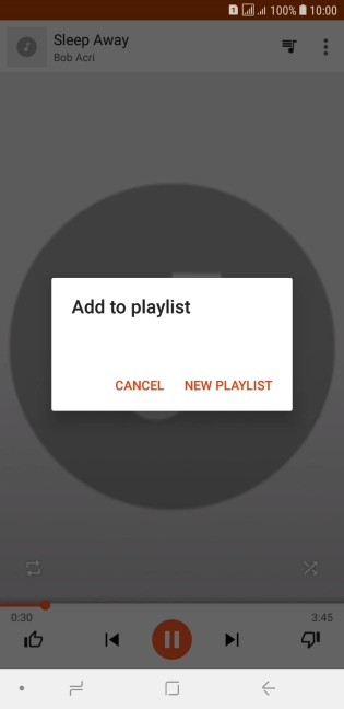 Press NEW PLAYLIST.