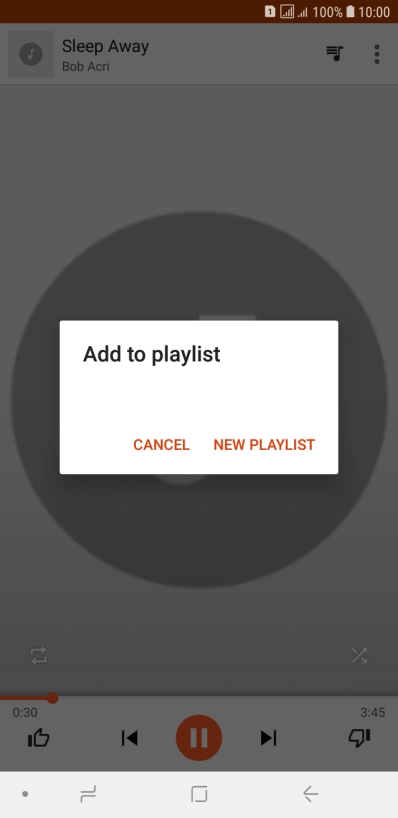 Press NEW PLAYLIST.