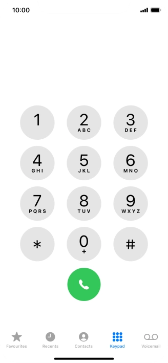 Press Keypad.