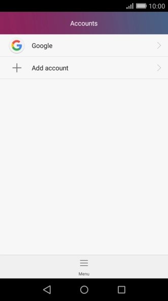 Press the Home key to return to the home screen.