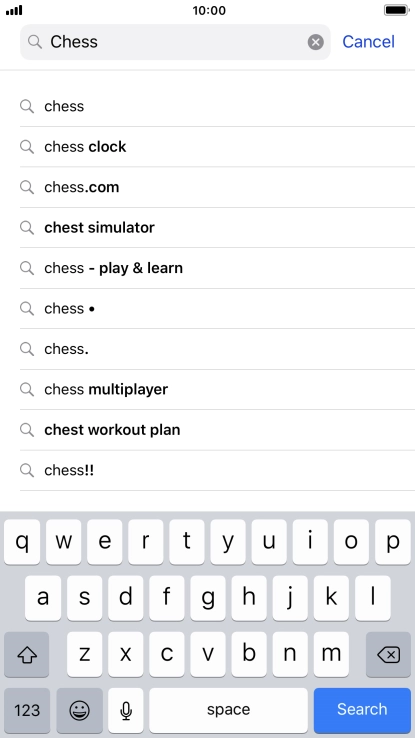 Press Search.