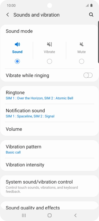 Press Ringtone.