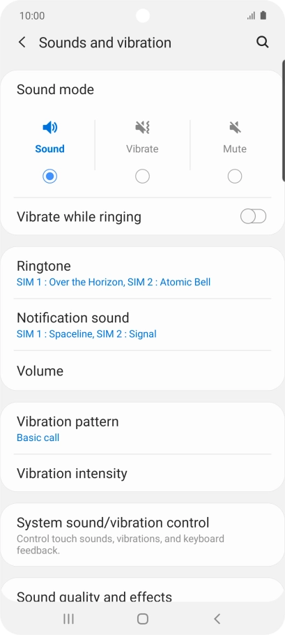Press Ringtone.
