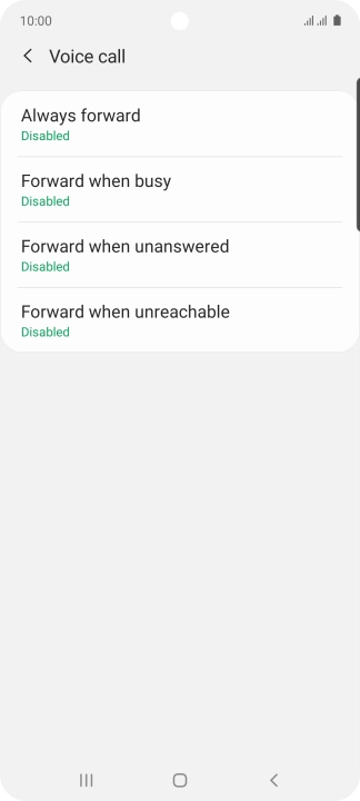 Press the Home key to return to the home screen.
