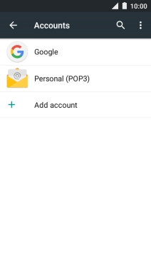 Press the Home key to return to the home screen.