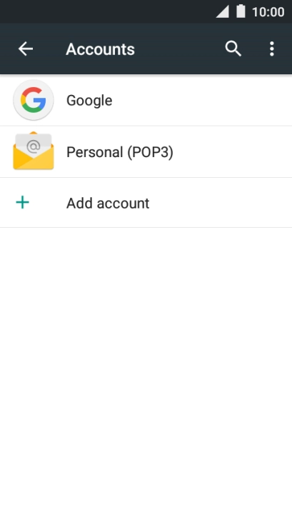 Press the Home key to return to the home screen.