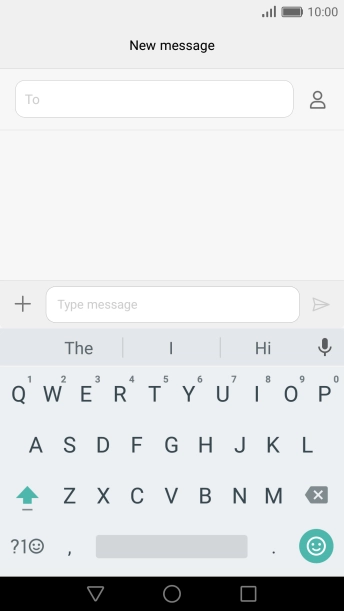 Open a new note, message or email message to bring up the keypad and your phone is ready for text input.