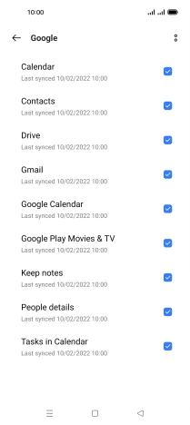 Press the Home key to return to the home screen.
