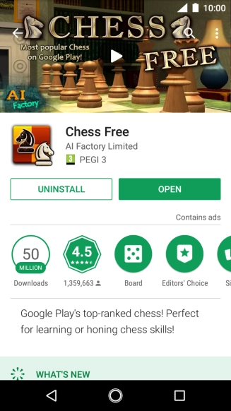 Press UNINSTALL.