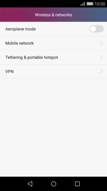 Press Mobile network.