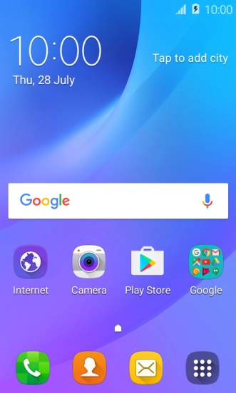 When the battery charging icon is displayed, the battery is charging.
