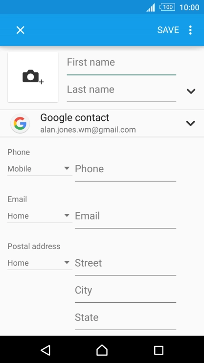 Press the picture icon.