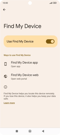 Press the Home key to return to the home screen.