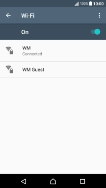 Press the Home key to return to the home screen.