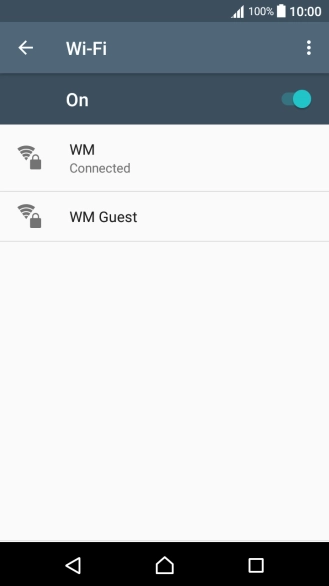 Press the Home key to return to the home screen.