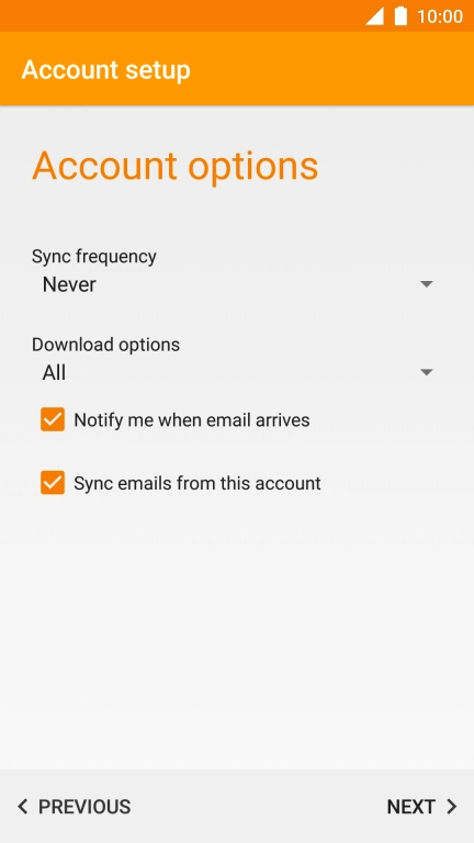 Press the drop down list below 