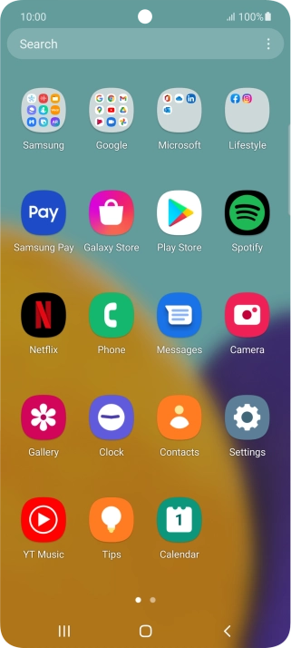 Press Samsung.