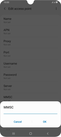 Key in http://www.vodafone.ie/mms and press OK.