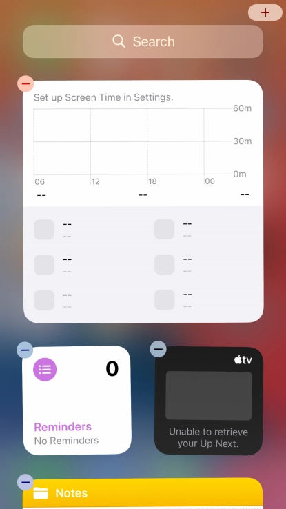 Press the add icon.