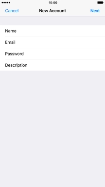 Press Description and key in the required name.