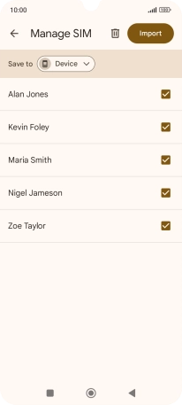 Press the drop down list next to 
