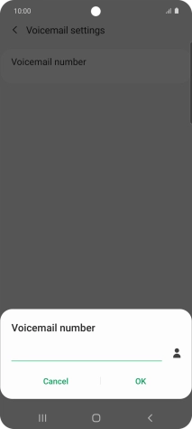 Key in (prefix) 5 (your phone number) and press OK.