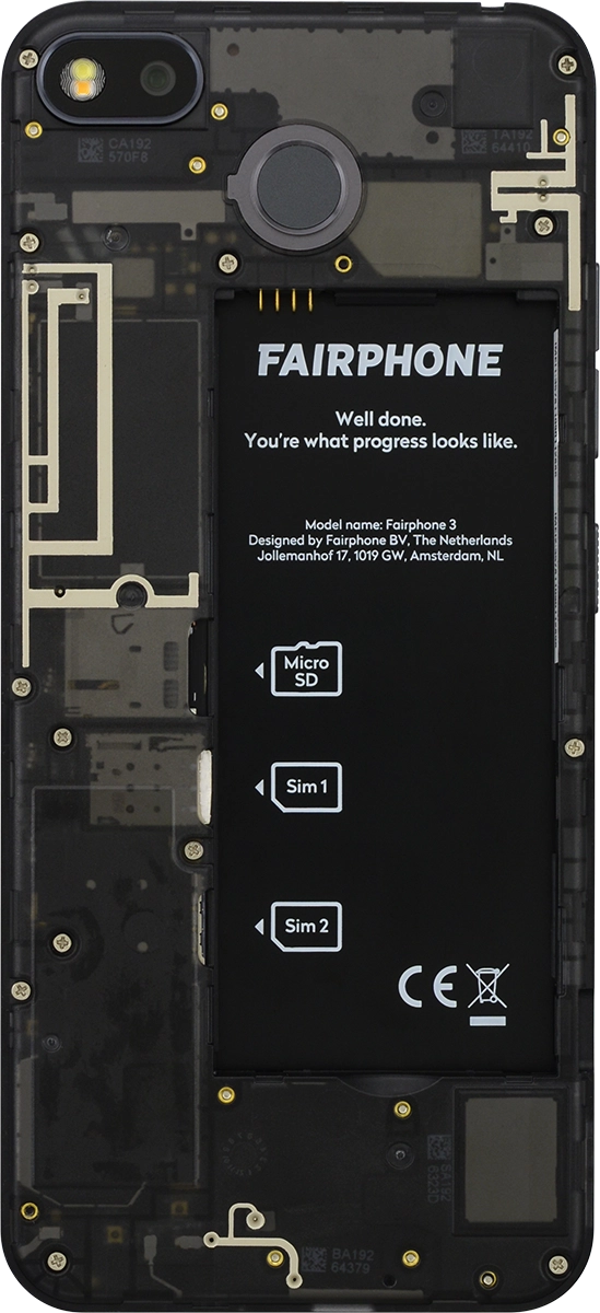 Slide your SIM into the SIM holder.