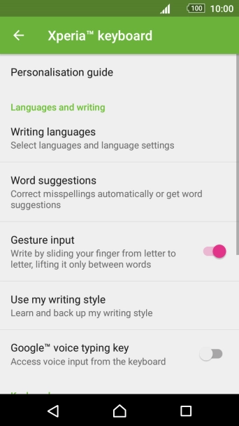 Press Writing languages.