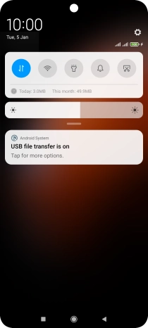 Press Tap for more options..