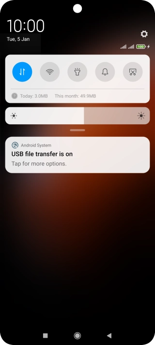 Press Tap for more options..