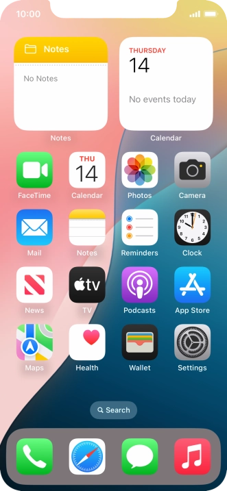When the phone is turned on, you can always see the battery power level. The larger the coloured section of the battery icon, the more remaining battery power.
