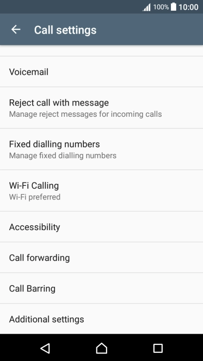 Press Fixed dialling numbers.