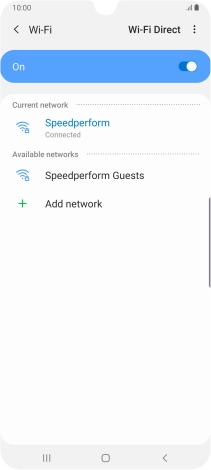 Press the Home key to return to the home screen.