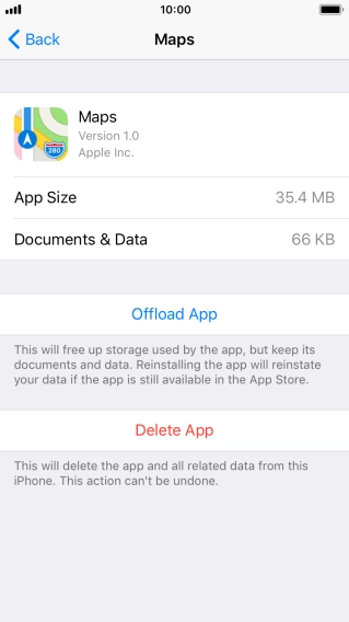 Press Offload App.