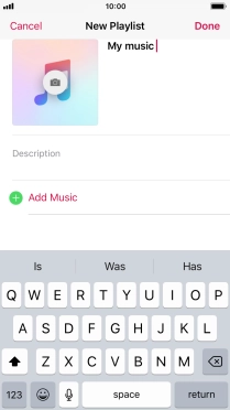 Press Add Music.