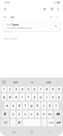 Press the required contact.