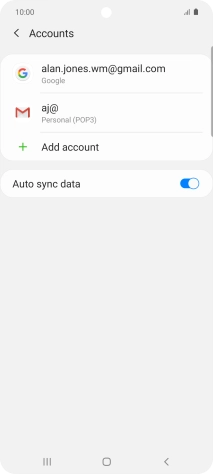 Press the Home key to return to the home screen.