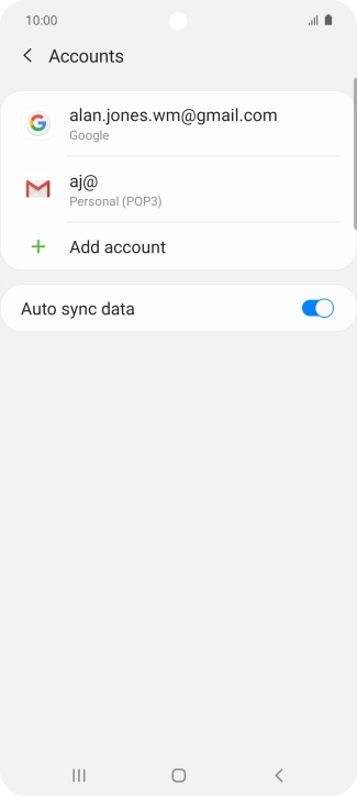 Press the Home key to return to the home screen.