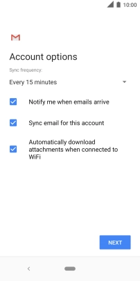 Press the drop down list below 