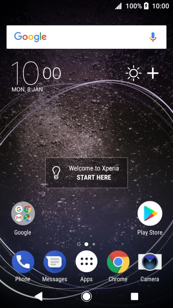 When the battery charging icon is displayed, the battery is charging.