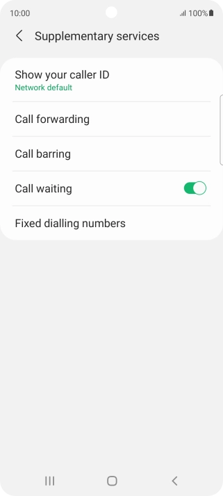 Press Fixed dialling numbers.
