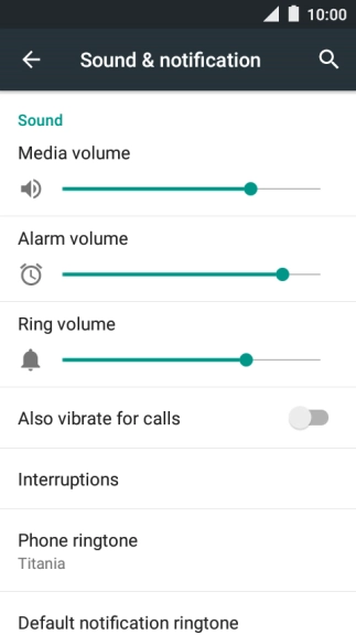 Press Phone ringtone.