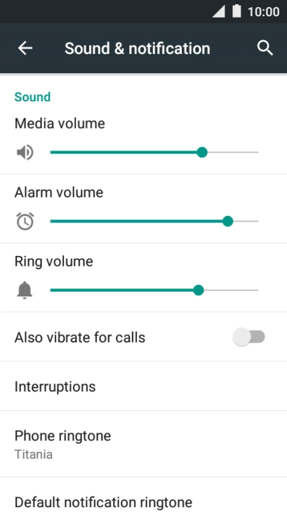 Press Phone ringtone.